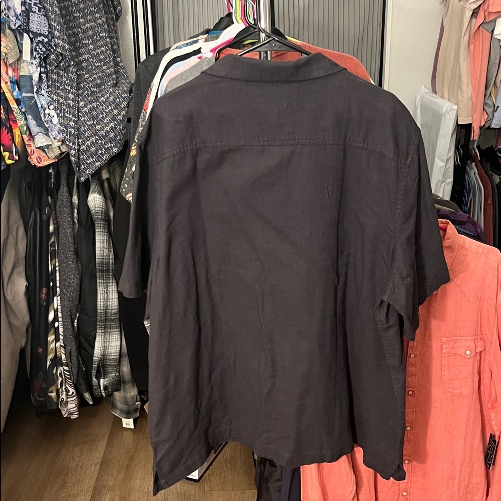 Lucky Brand Black Casual Button Down Shirt - Picture 5 of 6